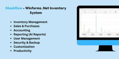 StockFlow - Devexpress Winforms Inventory System