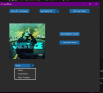 SpotMusic - Python Script Screenshot 1