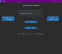 SpotMusic - Python Script Screenshot 2