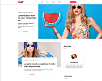 Easy - Lifestyle and Fashion Blog Elementor Kit Screenshot 1