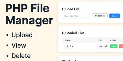 File Upload Manager