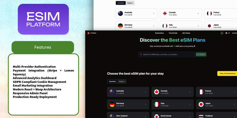 E-Simci - eSIM Marketplace Platform