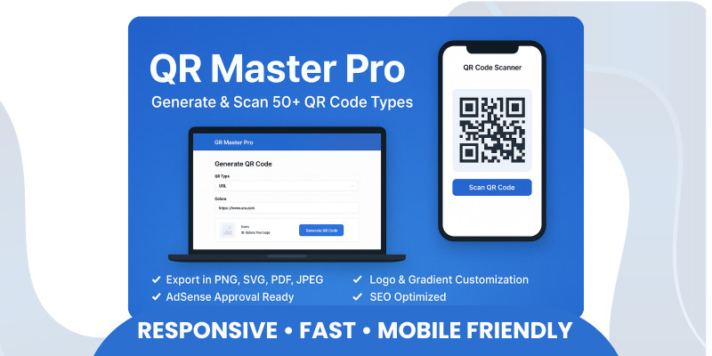 QR Master Pro - PHP Generator