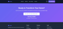 Aura - Smart Home Landing Page Template  Screenshot 9