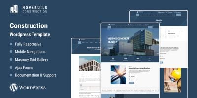 Novabuild - Construction WordPress Theme