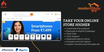 Modern Shop - PHP eCommerce Platform