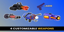 Idle Shooter - Unity Source Code.  Screenshot 4