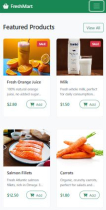 FreshMart – Grocery E-Commerce Website Template Screenshot 4