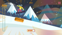 Snow Mountain Snowboard - Construct 3 Template Screenshot 1