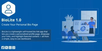 BioLite – Personal Bio And  Links App