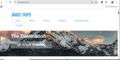 MakeTrips-Traveling  Booking System in PHP.
