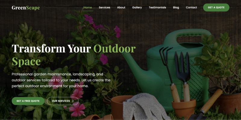 Garden Maintenance HTML CSS bootstrap 5 theme