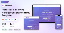 LearnBe - Learning Management System HTML Template Screenshot 1