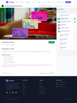 LearnBe - Learning Management System HTML Template Screenshot 5
