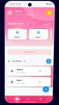 Notix - Notes App with Firebase  For Android Screenshot 1