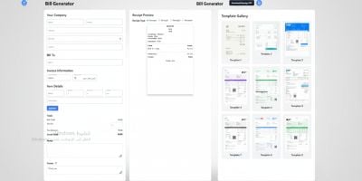 Billify Generator – React Invoice Template Build