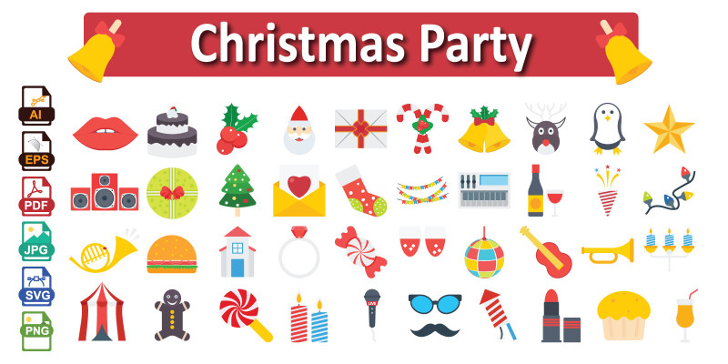 Christmas Vector Icons 