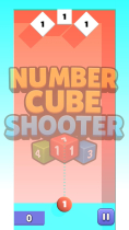 Number Cube Shooter - Puzzle Mobile Unity Game Screenshot 1