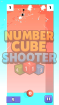 Number Cube Shooter - Puzzle Mobile Unity Game Screenshot 3