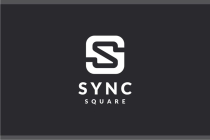 Sync Square Letter S Logo Design Vector Screenshot 2