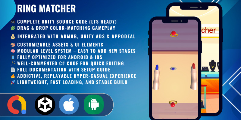 Ring Matcher – Unity Puzzle Game