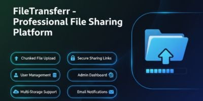 FileTransferrr  - File Sharing Platform