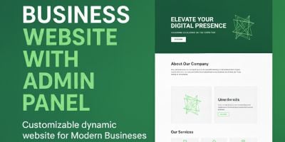 Ready-to-Use Website with Admin Panel