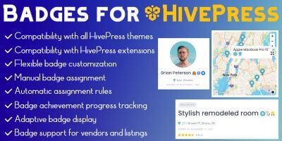 Badges for HivePress - Metric-Based Rules