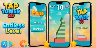 Tap Tower 3D Casual Game