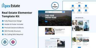 Apex Estate: Premium Real Estate Elementor Kit