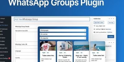 WhatsApp Groups Grid Submission - WordPress