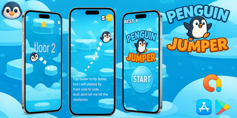 Penguin Jumper Endless Level Unity Game