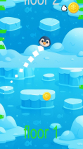 Penguin Jumper Endless Level Unity Game  Screenshot 4