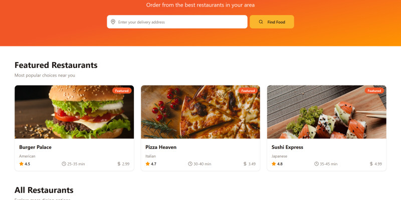QuickEats - Fast Food delivery