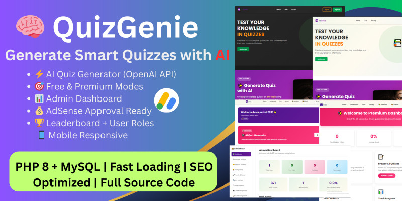 QuizGenie - Generate Smart Quizzes with AI