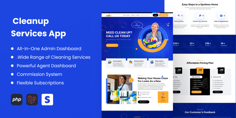 Cleanup Services PHP App