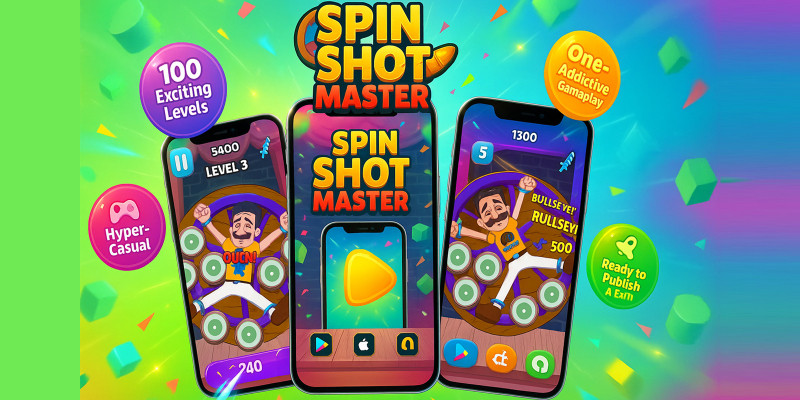 Spin Shot Master Mobile Game - Unity