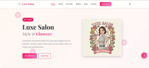 Luxe Salon - Modern Beauty Salon HTML Template Screenshot 8