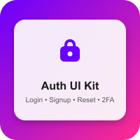 Flutter Auth UI Kit – Material 3