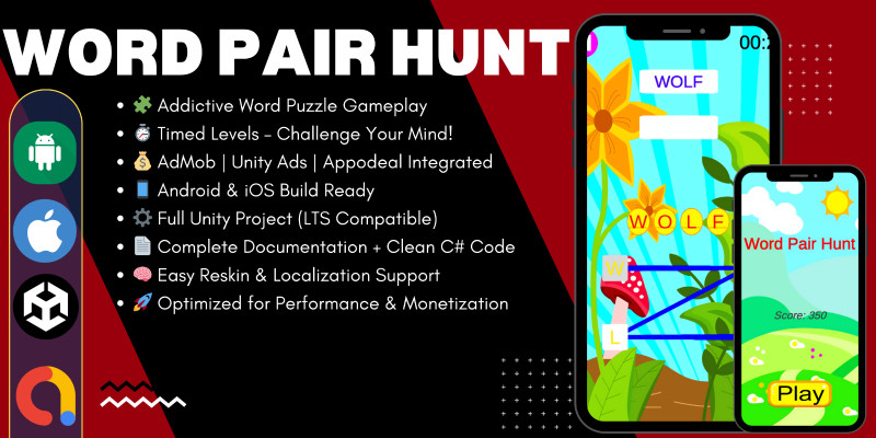 Word Pair Hunt - Unity Template