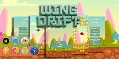 Wing Drift - Buildbox Template