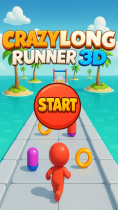 Crazy Long Runner Hyper Casual Mobile Game Screenshot 1