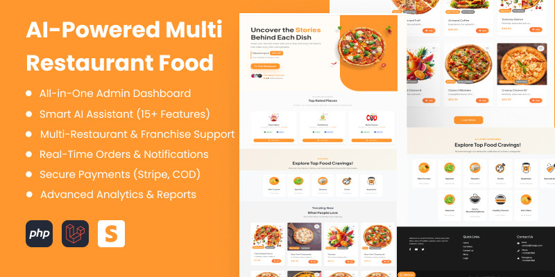 GourmetFood - AI Multi-Restaurant Ordering Platfor
