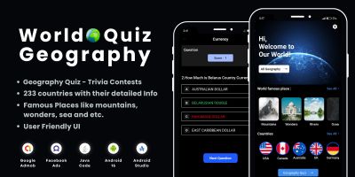 World Geography Quiz AdMob Facebook Ads Android 