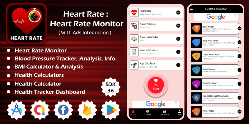 Heart Rate - Heart Rate Monitor Android App