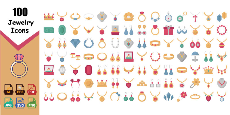 Elegant Jewelry Icon Pack