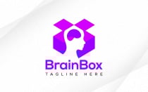 Human Brain Box Logo Design Screenshot 1