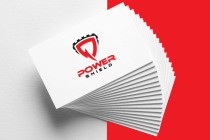 Power Shield Logo Design Safe Secure Electricity Screenshot 3