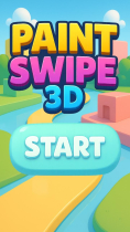 Paint Swipe 3D Hyper Casual Game Screenshot 1