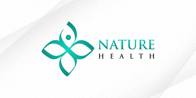 Nature Health Logo Wellness Logo Design